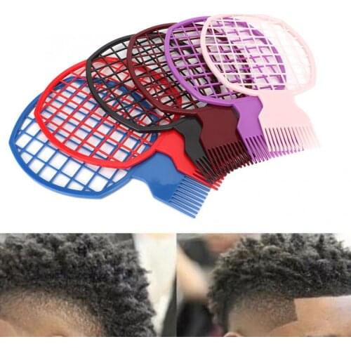 Smooth Hair Brush 1pc Tin Foil Hot Perm Comb Hairdressing Tool Dreadlocks Comb Hairstyling Comb Barber Hair Brush