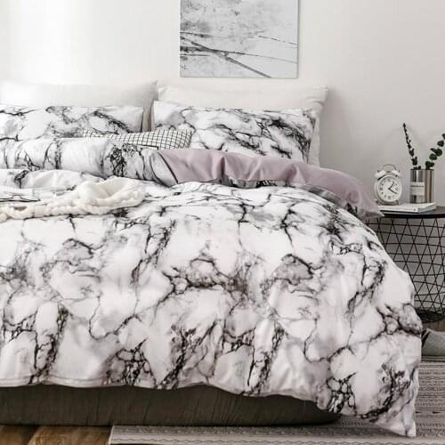 Marble 3D Pattern Designer Beddings and Bed Sets Twin Double Queen Quilt Duvet Cover Comforter Beding Set Luxury Beddingoutlet