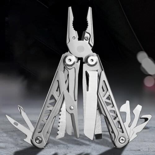 EDC Camping Multitool Pliers Cable Wire Cutter Multifuncional Multi Tools Outdoor Survival Folding Knife Screwdriver Saw Clamp