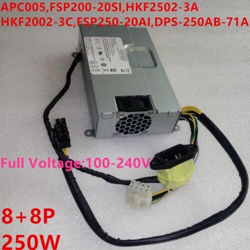 New PSU For Lenovo 325 550 750 350 540 520 250W Power Supply APC005 HKF2502-3A FSP250-20AI FSP250-30SI DPS-250AB-71 A/71 B