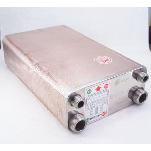 100 Plates Wort Chiller Cooler Heat Exchanger SUS 304 Stainless Steel Home Brew Beer Wine Making 1.6Mpa