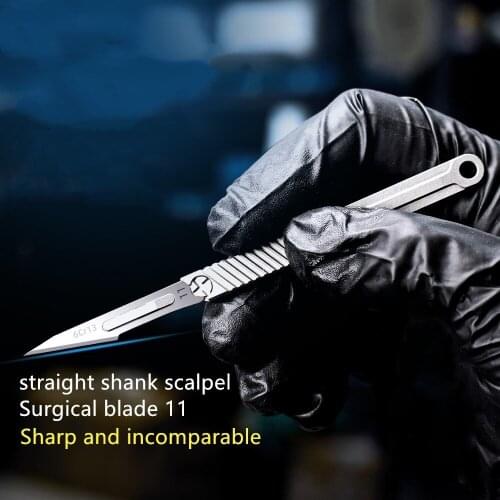 Titanium Alloy Mini Straight Shank Sharp Knife Sharp Knife EDC Portable Box Key Knife