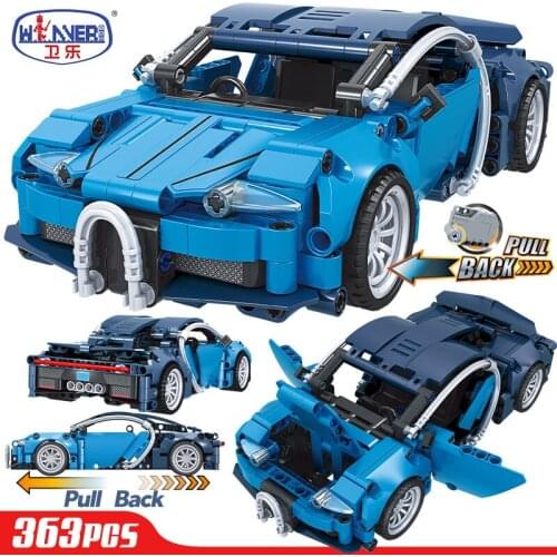 Mould King ERBO Technical City Creator Pull Back Mechanical Sports Car MOC Building Blocks Supercar Racing Vehicle Bricks Toys