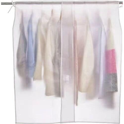 Home Clothes Hanger Dust Cover for Bedroom Wardrobe Clothes Translucent Color Cover Towel 3D Three-dimensional Dust Cover
