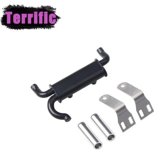 1/10 RC Car Metal Exhaust EXhause Pipe Tailpipe for 1:10 Rock Crawler Traxxas TRX4 RC4WD D90 Upgrade Parts