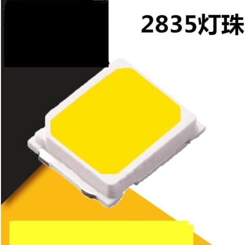 100Piece/lot 2835 lights highlight LED backlight LCD TV bead high-power SMD leds 3 v white light