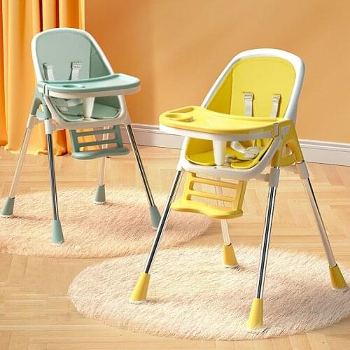 2 in 1 baby feeding Highchair, high quality with safety belt plastic children high chairs