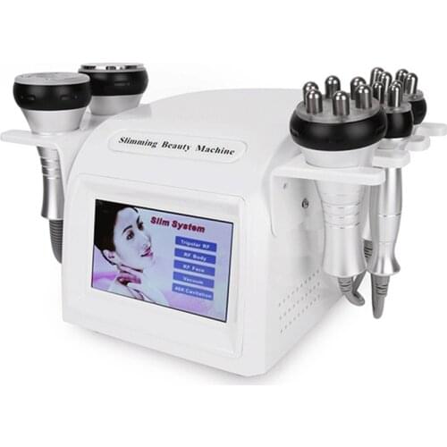 5 in1 Ultrasonic Liposuction Slimming Machine Cellulite Reduction Cavitation Multipolar RF Vacuum Weight Loss Equip Skin Firming