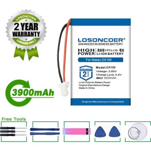 LOSONCOER Battery 3900mAh Battery For Ibasso DX100 Hifi Player