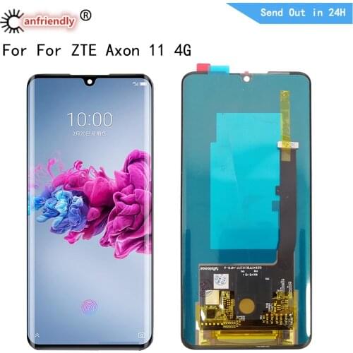 AMOLED For ZTE Axon 11 4G LCD Display Screen Touch Panel Digitizer Assembly 6.47 inches 1080 x 2340 pixels