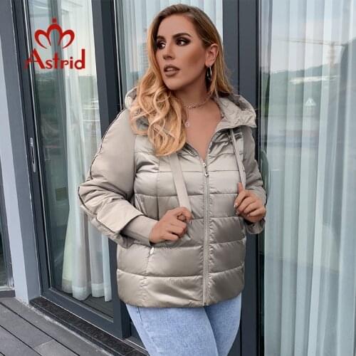 Astrid 2021 Autumn coat women Outwear trend Jacket Short Parkas Padded casual fashion female high quality Warm Plus size AM-8601