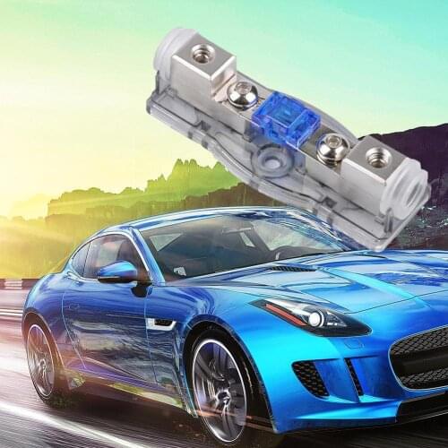 Car Audio Fuse Power Fuse Holder 60A Stereo Audio Single Distribution Power Holder Block Fuse Fusebox Way Car Fuse X9L2