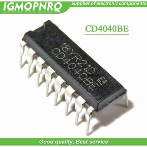 20PCS CD4040BE CD4040B CD4040 DIP logic chip New Original Free Shipping