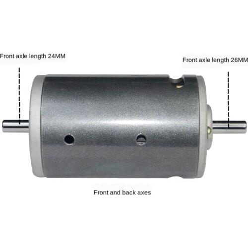 Double shaft, DC 220V 680W 7000 rpm, forward and reverse, fan, belt machine, electric drill motor