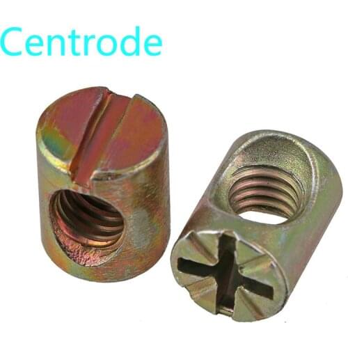 Hammer nut, hammer head nut, furniture nut, two in one connector, pillar nut, hammer nut 20PCS