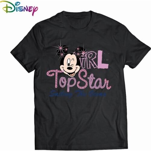 Graffiti Mickey Mouse Print Casual Harajuk Female Tshirts Unisex Short Sleeve T Shirt HipHop Summer Women T-shirt Streetwear Top