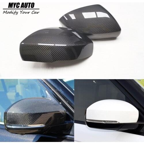 For Land Rover Range Rover Sport 2014 2015 2016 2017 2018 2019 Carbon Fiber Side Mirror Cover Cap Real Carbon Fiber