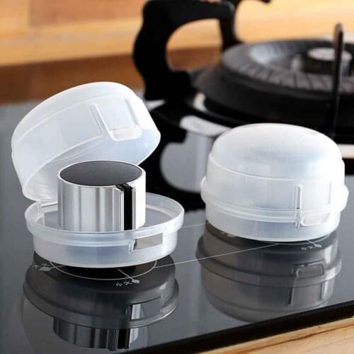 6PCS Oven Knob Cover Gas Stove Knob Protective Cover Baby Safety Protection Gas Stove Cap Practical Gas Cooker Switch Cap Gas