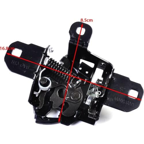 Beler 1J0823509C New Black Hood Latch Lock for VW Volkswagen Golf Jetta MK4 2000 2001 2002 2003 2004 2005 2006