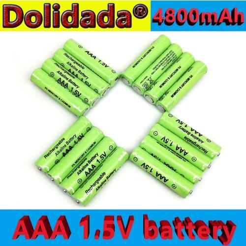 Original New AAA Battery 4800mAh 1.5V Alkaline AAA rechargeable battery for Remote Control Toy light Battery