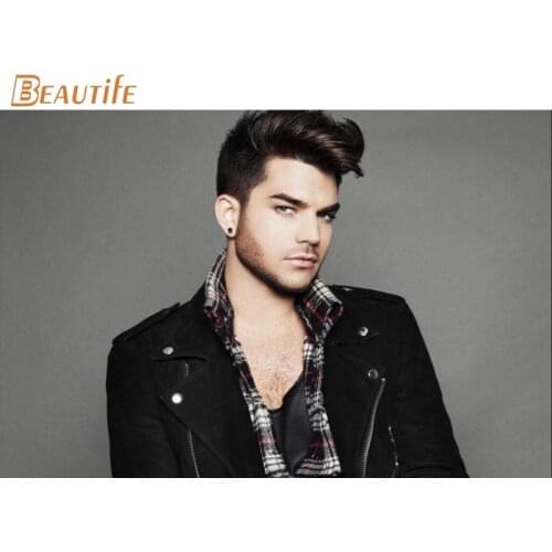 Custom Adam Lambert Poster Home Decoration Fashion Silk Fabric Wall Poster Custom Poster high quality