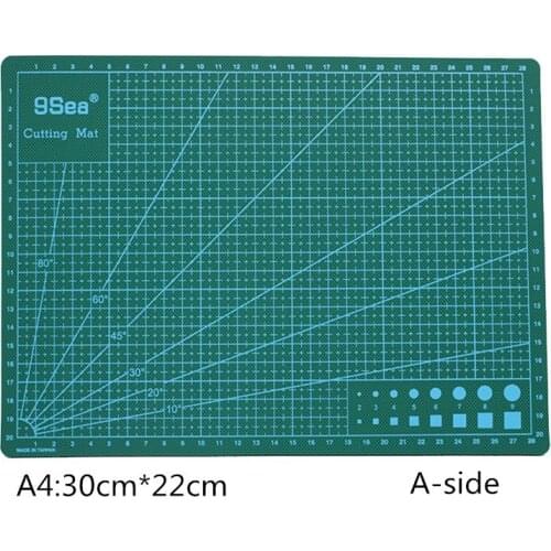A4pvc advanced rectangular grid wire cutting pad tool plastic cutting plate pad double cutting pad process DIY cutting tool