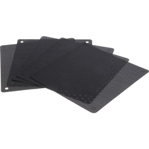 5Pc Computer Mesh PVC Case Fan Dust Filter Dustproof Cover Chassis Dust Cover R9UA