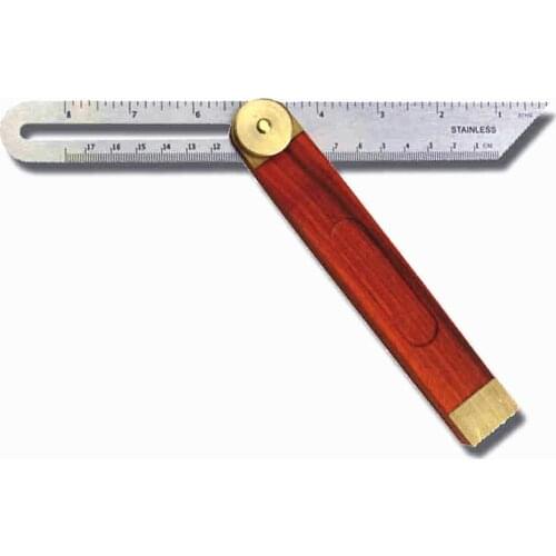 Sliding Protractor Craftsman Sliding T Bevel Square Gauge Protractor Angle Transfer Tool With Wooden handle For Accurate Angles