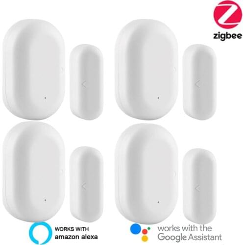 Tuya Smart WiFi Door Sensor Door Open / Closed Detectors WiFi App Notification Alert Security Alarm Support Alexa Google Home