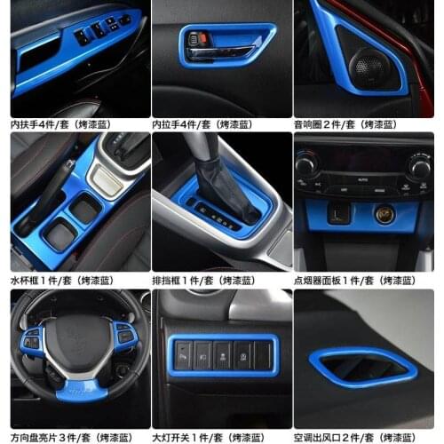Car styling stickers, decorative accessories, modified 19PCS/ sets Accessories For Suzuki Vitara 2016 2017 2018 LHD