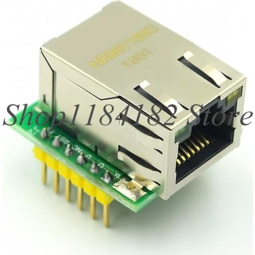 USR-ES1 W5500 Chip New SPI to LAN/ Ethernet Converter TCP / IP 51 / STM32 microcontroller program over W5100 Connector