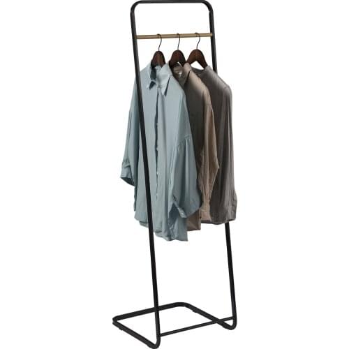 Single Hanging Rails Clothes Rack Metal Floor Coat Drying Rack for Clothes Hanger Bedroom Clothing Organizer Laundry Storage