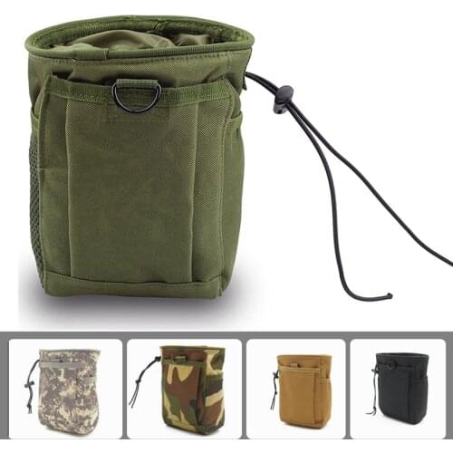 Military Ammo Pouch Small Tactical Molle Belt Magazine Dump Drop Reloader Pouch Bag W/Mesh