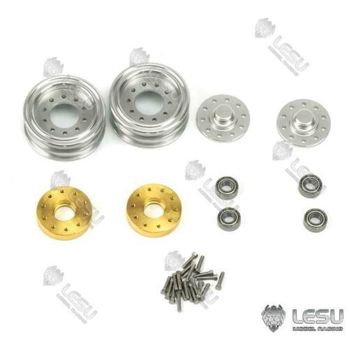 Rear Front Metal Wheel Hub 1 Pair for 1/14 LESU RC Forklift Model Car Parts DIY Truck TH16712 TH16713
