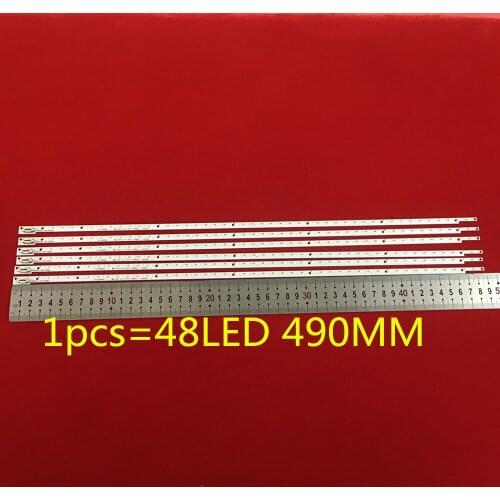2pcs/lot New 48LED 490mm LED backlight strip for 39inch V390HJ1-LE6-TREM1 V390HJ1-LE6-TREW1 C420E06E01A L390H101EA-C002