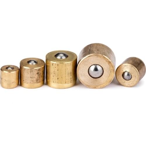 5PCS Brass Push Button Oiler Press Fit Ball Oil Grease Cup For Gas Engine Motor Machine Tool