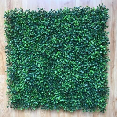 50CM X 50cm Artificial Plastic Boxwood Turf Milan Grass Mat for Garden Home Store Wedding Decoration Artificial Plants