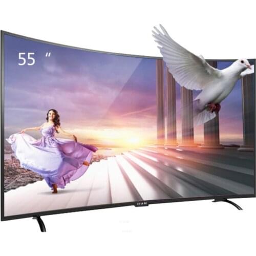 55''60'' 65'' inch curved screen led TV android OS youtube led wifi smart television TV