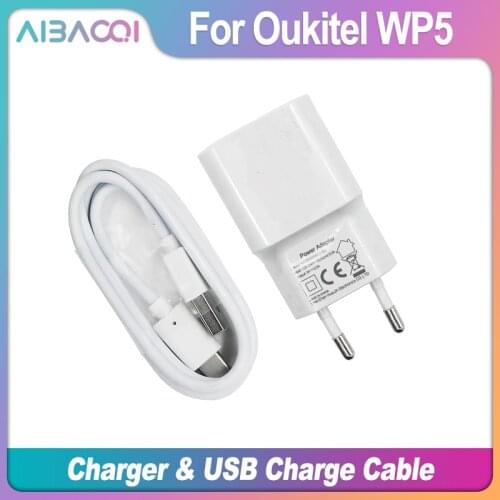 AiBaoQi New Original Official Quick Charging Adapter+USB Charger Cable Accessories For Oukitel WP5/C18 Pro Phone