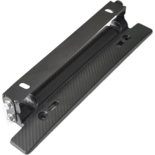 Aluminum alloy+ABS Adjustable Racing Car License Plate Frame Holder Bracket Universal Car License Plate Frame