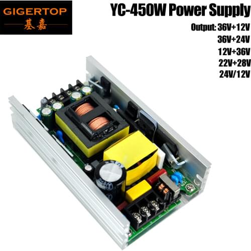 Freeshipping YC-450 450W Power Supply For 4 Eyes Led Audience Light/Outdoor Led Zoom Moving Head Light with PFC Function Stable