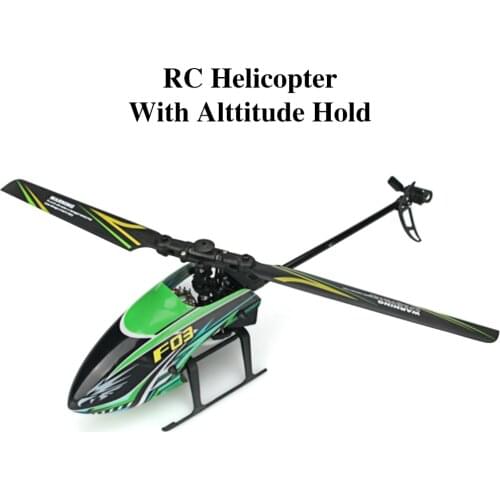 F03 RC Helicopter 2.4G 4CH 6-Aixs Gyro Anti-collision Alttitude Hold Toy Plane RTF VS V911S