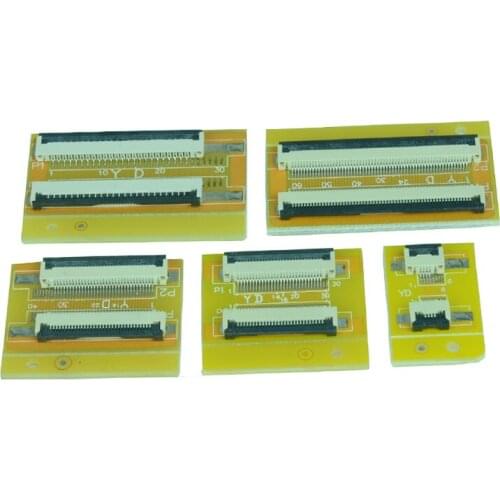 FPC 0.5mm Connector socket FPCContact FPC extend connector Type 4P 6P 8P 10P 12P 14P 18P 20P 22P 24P 30P 32P 36P 40P 50P 64P