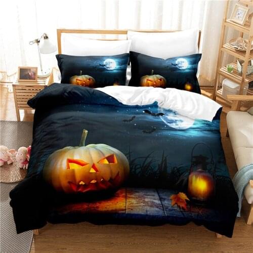 Halloween Bedding Set Duvet Cover Set 3d Bedding Digital Printing Bed Linen Queen Size Bedding Set Fashion Design