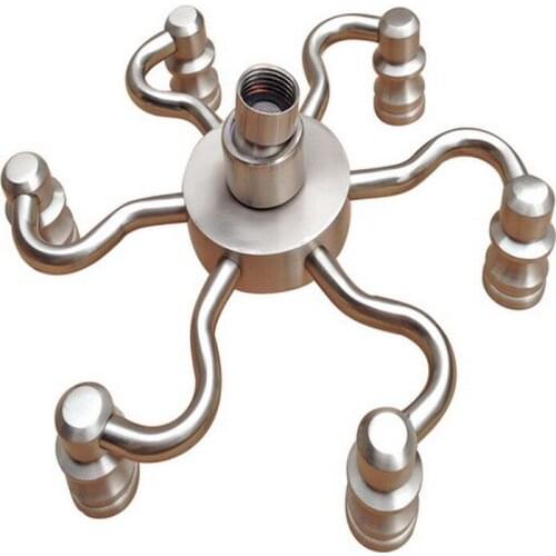 8" ( inch ) Brushed Nickel Claw Shape Bath Rainfall Shower head / Bathroom Accessory (Standard 1/2") ash013