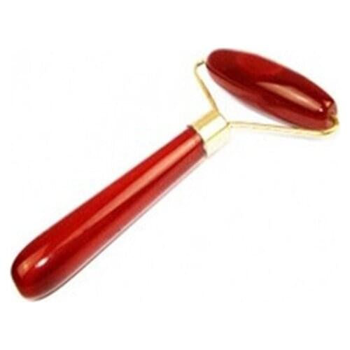 Genuine natural jade agate roller massager facial cosmetic facial lymphatic drainage massage face lift