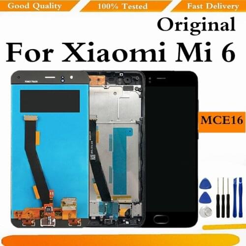 Original LCD For Xiaomi Mi 6 LCD Display Touch Screen Digitizer Assembly For Xiaomi Mi6 Display Screen Replace Part