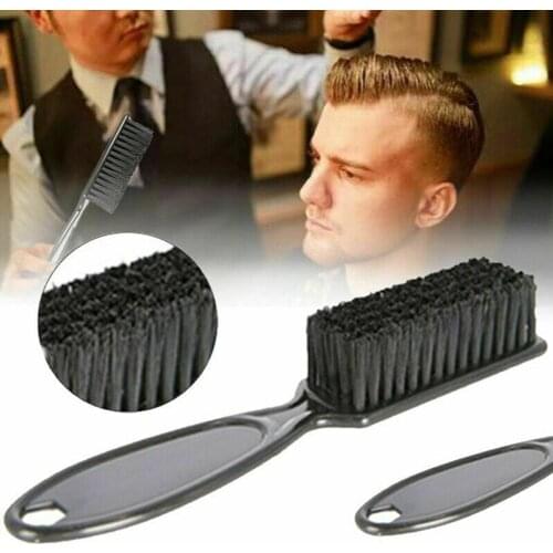 Plastic Handle Hairdressing Soft Hair Cleaning Brush Remove Home Hair Broken Styling Duster Hair Barber Tools DIY Comb Neck T8M0