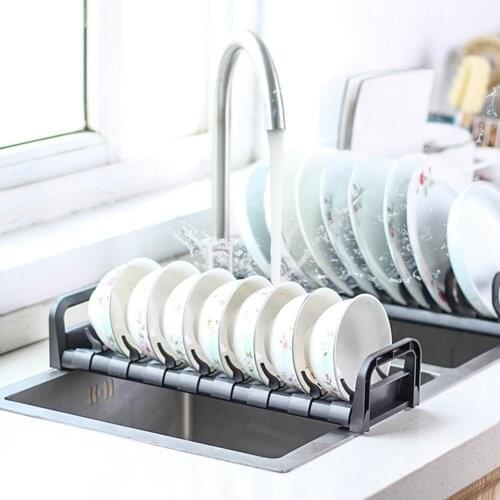 Cabinet Dish Plate Drying Rack Plate Drainer Stand Drawer Kitchen Divider Storage Pantry Organizer Built-in Dish Holder Rack