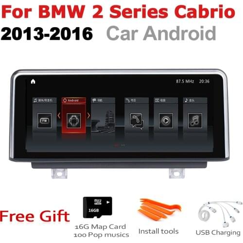 TBBCTEE For BMW 2 Series Cabrio 2013 2014 2015 2016 NBT Car Android GPS Multimedia player stereo Screen Navigation Navi Media